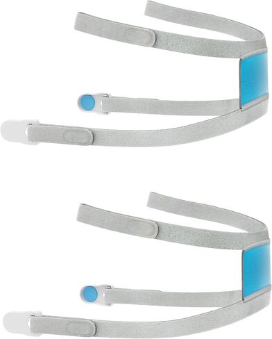 استبدال حزام الرأس لقناع الوجه الكامل ResMed AirFit/AirTouch F30i / X30i CPAP مع مشابك مغناطيسية - عبوتان in Kuwait