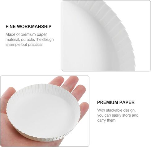 200pcs Disposable Paper Cup Cover: Recycled Drinking Lid Coffee Cup Cover Hot Cup Lid for Cafe Hotel KTV Bars(3.25" diameter lids) in Saudi Arabia