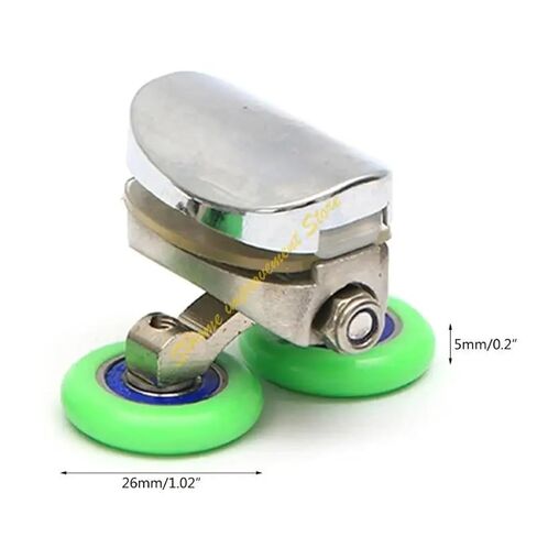 26mm Bathroom Shower Door Upper/Lower Roller Glass Sliding Door Runner Hardware D7WA in Kuwait