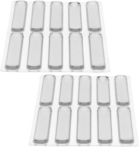 20 قطعة من BESPORTBLE مصنوعة من السيليكون ومصدات باب الخزانة وبساط مضاد للانزلاق للطاولات الزجاجية وسدادة الباب وشريط ممتص للصدمات وواقي زوايا سهل التركيب in Kuwait