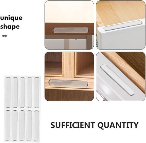 20 قطعة من BESPORTBLE مصنوعة من السيليكون ومصدات باب الخزانة وبساط مضاد للانزلاق للطاولات الزجاجية وسدادة الباب وشريط ممتص للصدمات وواقي زوايا سهل التركيب in Kuwait