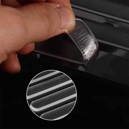 20 قطعة من BESPORTBLE مصنوعة من السيليكون ومصدات باب الخزانة وبساط مضاد للانزلاق للطاولات الزجاجية وسدادة الباب وشريط ممتص للصدمات وواقي زوايا سهل التركيب in Kuwait