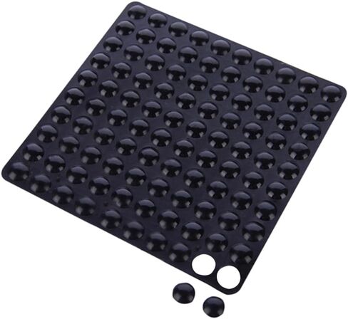 100 قطعة من جزيئات المطاط الملطفة للضوضاء من STOBOK لحشو الجدران والباب وعازل للصوت وسادات ممتصة للصدمات ذاتية اللصق in Kuwait