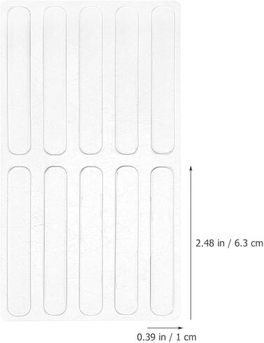 10 أوراق من مصدات الخزانات الشفافة، وسادات حماية ذاتية اللصق للأبواب وتمنع الخدوش والخدوش، سهلة القطع والتركيب، ممتص الصدمات الناعم المتين للمنزل in Kuwait