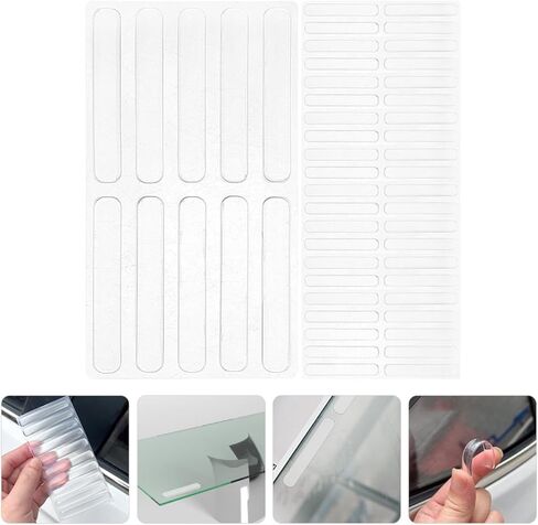 10 أوراق من مصدات الخزانات الشفافة، وسادات حماية ذاتية اللصق للأبواب وتمنع الخدوش والخدوش، سهلة القطع والتركيب، ممتص الصدمات الناعم المتين للمنزل in Kuwait