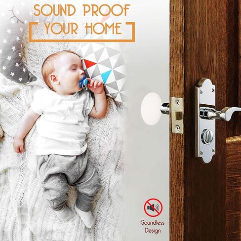 4 قطعة متعددة الوظائف مقبض الباب حامي جدار الباب سدادة المفصلي لسدادة مشروع in Kuwait