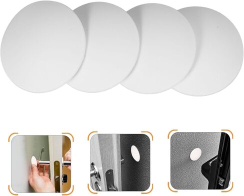 4 قطعة متعددة الوظائف مقبض الباب حامي جدار الباب سدادة المفصلي لسدادة مشروع in Kuwait