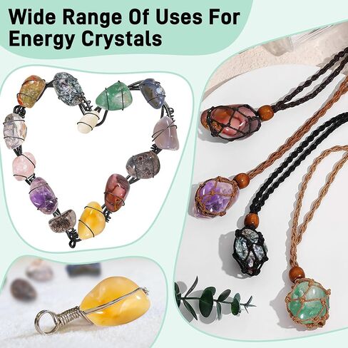 18 Pcs Healing Crystals and Stones Set, Natural Polished Gemstones, 0.8-1.2 Inch Tumbled Crystals, Lucky Pocket Stone for Reiki, Chakra Balancing, Meditation, Stress Relief in Saudi Arabia