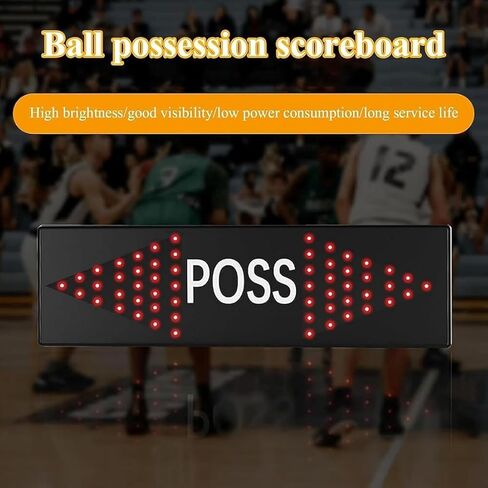 Basketball Possession Indicator - 25W LED Electronic Arrow with Controller, High-Brightness for League and Practice Matches in Saudi Arabia
