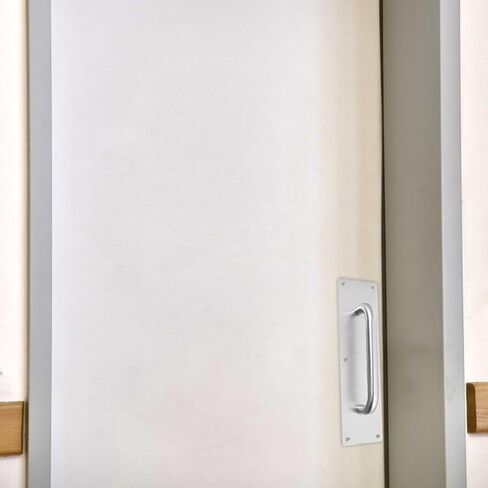 Cabilock Stainless Steel Square Push Pull Door Handle 80x300x1.2mm for Fire Doors in Saudi Arabia