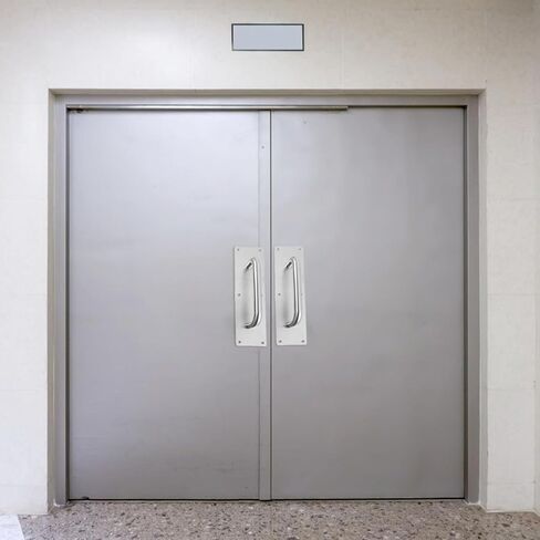 Cabilock Stainless Steel Square Push Pull Door Handle 80x300x1.2mm for Fire Doors in Saudi Arabia