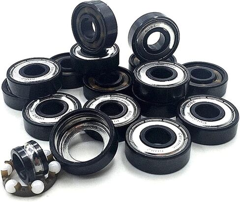 608 Ceramic 6 Ball Bearing for Professional Speed Skating Inline Skates Roller Abec11 Skateboard Longboard Scooter in Saudi Arabia