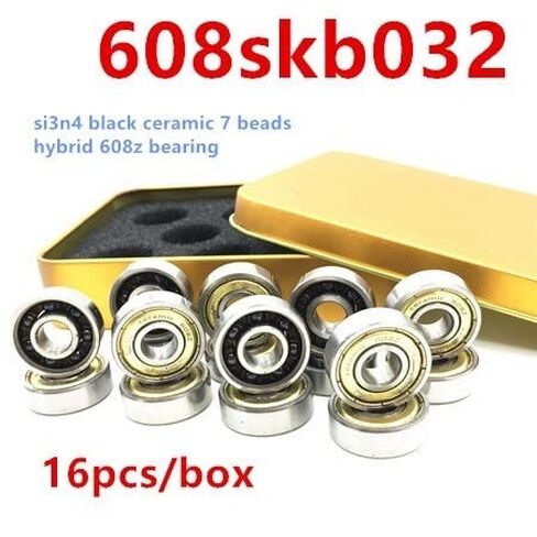 Abec-11 608 محمل كروي سيراميك زلاجات دوارة مضمنة سرعة التزلج أحذية تزلج مضمنة 7 الكرة السيراميك سكيت تحمل in Saudi Arabia