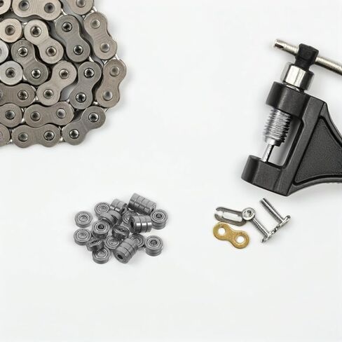 30pcs Silver Single Row Groove Ball Bearings for Skateboards and Cars Install Inline Skate Bearings with Oil-Infused Design for Smooth Rolling Performance in Saudi Arabia