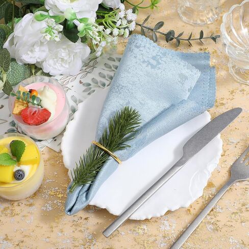 Set of 100 Elegant Gold Napkin Rings, Stainless Steel Rotundity Napkin Rings for Wedding, Christmas, Party Table Settings in Saudi Arabia