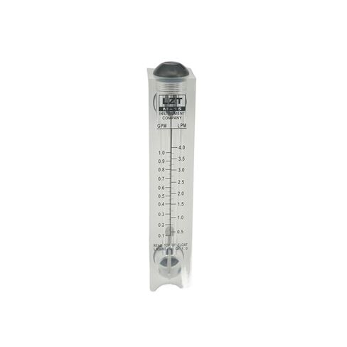 Range LPM LPH PMMA Liquid Flowmeter Water Flow Meter Panel Rotameter Without Valve LZM-15 1/2'' BSPT Male /1/4'' BSPT Female(0.5-4LPM) in Saudi Arabia