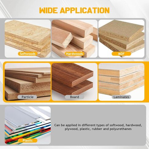 مجموعة رؤوس مثقاب براد بوينت 25 قطعة، رؤوس مثقاب خشبية HSS مطلية بالتيتانيوم للخشب الصلب والخشب اللين، 1-13 مم (خطوة 0.5 مم) مع حقيبة تخزين in Kuwait