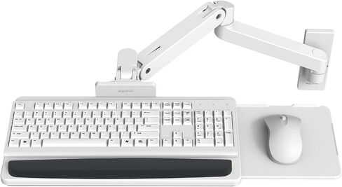 Ergotron - ذراع لوحة المفاتيح LX Pro Premium Forghed ، صينية لوحة مفاتيح قابلة للتعديل - رمادي داكن in Saudi Arabia
