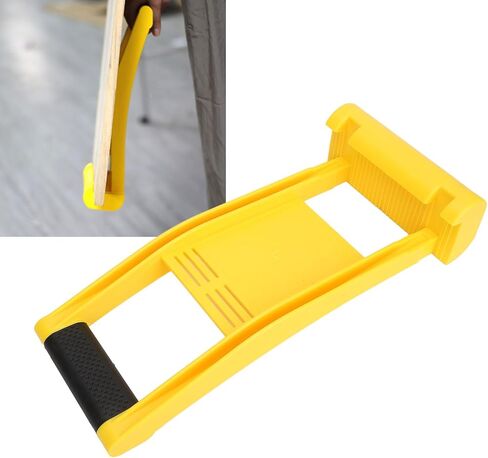 أداة حامل لوحة الناقل، مقبض حمل ABS مع محمل حمل 80 كجم، محرك لوحة مريح للحمل للوحة الجبس الزجاجية الخشبية، مطاط ناعم in Kuwait