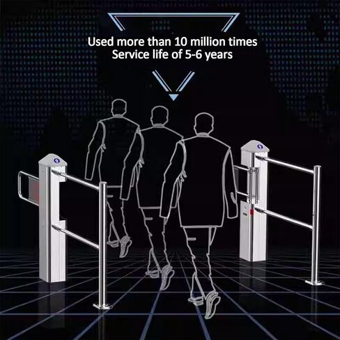 مدخل سوبر ماركت الباب الدوار التلقائي مع بوابة سوينغ 90 درجة للرادار لمراكز النقل والتجزئة in Kuwait