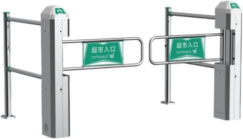 مدخل بوابة سوينغ الفولاذ المقاوم للصدأ بوابة المشاة فتح الباب التلقائي لمتجر مكتبة سوبر ماركت in Kuwait