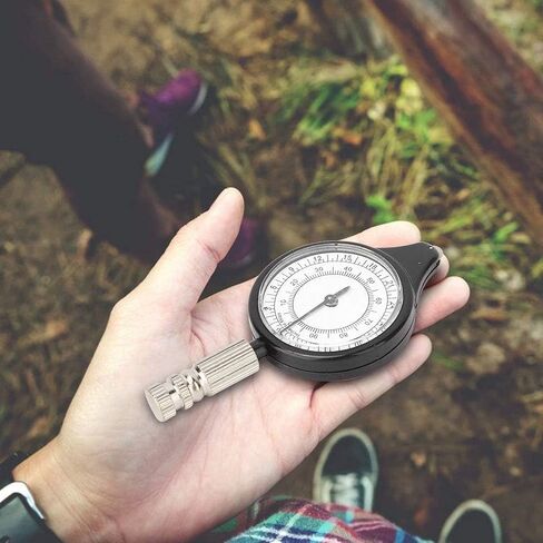 Measure Map Range Finder, 3.74 x 1.77 x 0.51in Distance Measuring Instrument, Aluminum Alloy Map Measuring Meter with Plastic Housing for Camping, Hiking, Cycling in Saudi Arabia
