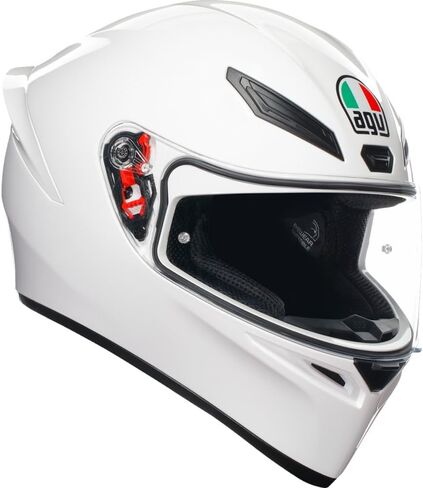 خوذة شارع AGV K1 S-أبيض-M in Kuwait
