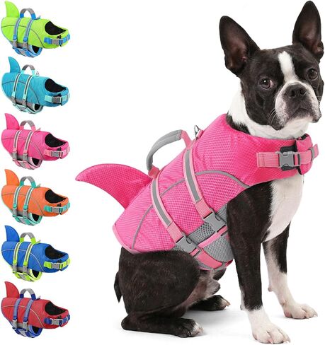 AOFITEE Small Dog Life Jacket High Buoyancy Dog Life Vest for Swimming, S in Saudi Arabia