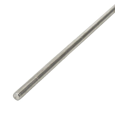 2 قطعة M8 × 250 مم قضيب ملولب 304 من الفولاذ المقاوم للصدأ، M8-1.25 درجة خيط مسمار شريط ملولب بالكامل، برغي آلة اليد اليمنى للتجميع الصناعي in Kuwait