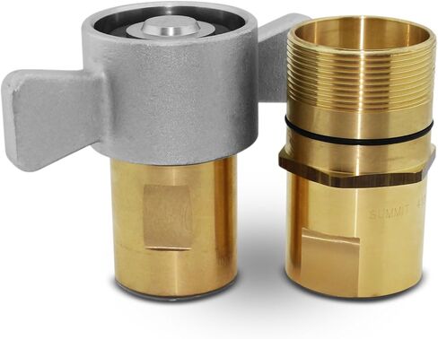 1-1/4" NPT Wet-Line Wing Nut Hydraulic Quick Disconnect Coupler/Coupling Set in Saudi Arabia