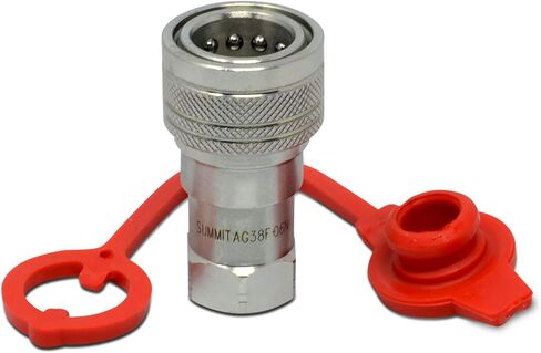 3/8" Agricultural ISO 5675 Hydraulic Quick Connect Female Coupler, 3/8" NPT in Saudi Arabia
