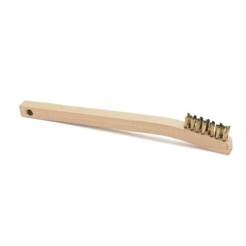 1Pc 8 Inch Long Wooden Handled Brass Welding Wire Brush for Cleaning Welding Slag, Rust and Dust in Saudi Arabia