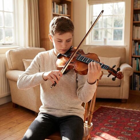 Violin Tape Fingerboard for 4/4 Violin, Position Marker Strips for First to Third Position, Removable Adhesive Guides for Practice, 3 Sheets in Saudi Arabia