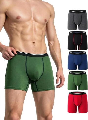 ملابس داخلية للرجال ضد سلس البول، ملابس داخلية للرجال ضد سلس البول، سراويل داخلية مضادة للتسرب للرجال، قدرة امتصاص 130 مل، حماية من 4 طبقات قابلة للغسل، 3 عبوات، أسود (كبير) in Kuwait