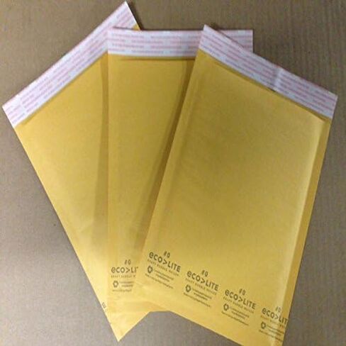 Kraft Bubble Mailer ، #0 ، 6.5 "× 9" ، حزمة 250 in Kuwait