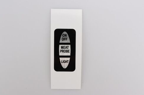 Label for Covering Button Holes, Fix for Masterbuilt Control Panel 9007140014 Button Overlay that Delaminates in Saudi Arabia