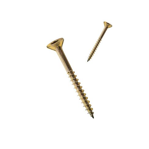 Nuvo Iron - #8 Construction Screw, 1-3/4", T25 Torx Head, Yellow Zinc Plating, 400 pcs/jar in Saudi Arabia