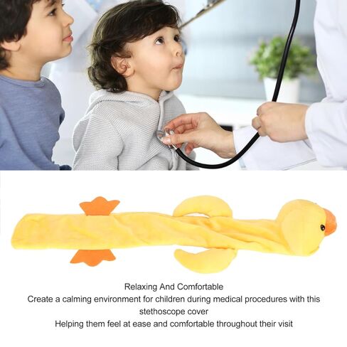 Stethoscope Covers, Cute Animal Shape Stethoscope Cover Sleeves, Plush Accessories for Nurses and Doctors (Duck) in Saudi Arabia