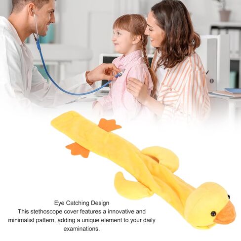 Stethoscope Covers, Cute Animal Shape Stethoscope Cover Sleeves, Plush Accessories for Nurses and Doctors (Duck) in Saudi Arabia