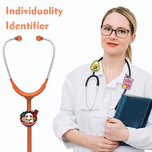 8 قطع من سحر سماعة الطبيب اللذيذة والمفضلة للممرضات، وإكسسوارات سماعة الطبيب ليتمان، وبطاقة تعريف سماعة الطبيب، هدية مثالية لأطباء الأطفال والممرضات والعاملين الطبيين in Kuwait