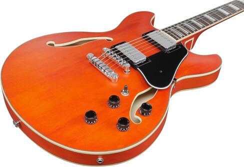 Ibanez AS73 Artcore 6-String Right-Handed Electric Guitar with Linden Body, Nyatoh Neck, and Rosewood Fretboard (Transparent Tangerine Flat) in Saudi Arabia
