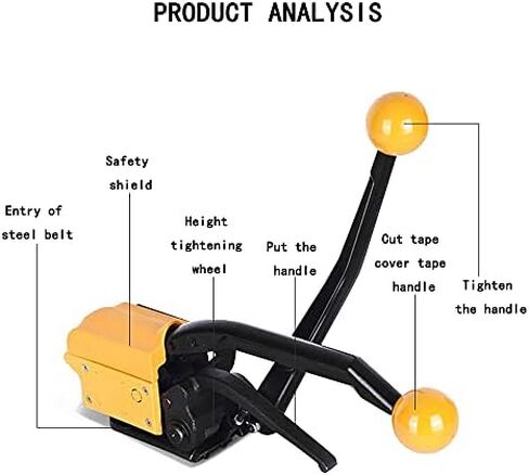 Manual Steel Strapping Tool, Sealless Banding Solution for Secure Packaging in Saudi Arabia
