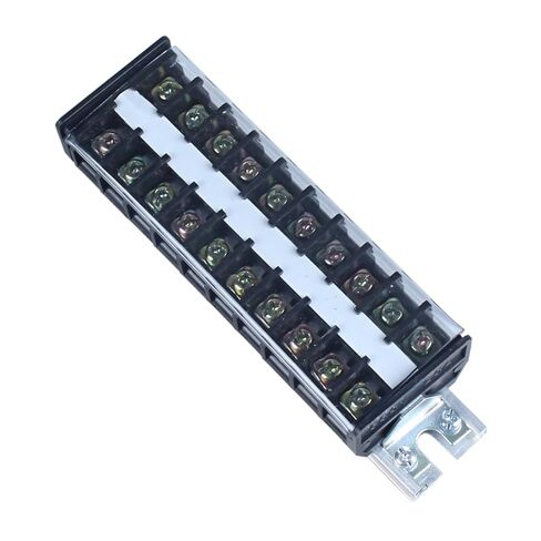 20A 660V 1Pack Terminal Block 5 Position Screw Terminal Strip Dual Row with Cover（TD2005 1PC） in Kuwait