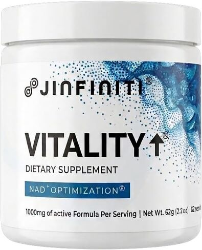 Jinfiniti Vitality↑NAD+ Optimization - تركيبة تحسين NAD+ حاصلة على براءة اختراع ومعتمدة سريريًا in Saudi Arabia