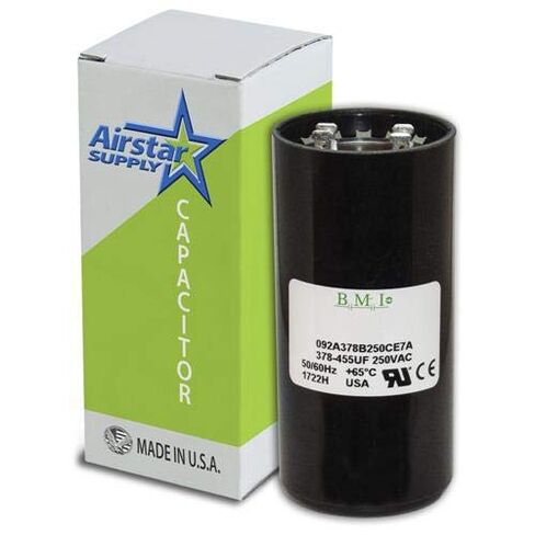 USA Start Capacitor 378-455 uF MFD 220 or 250 VAC Universal Replacement in Saudi Arabia