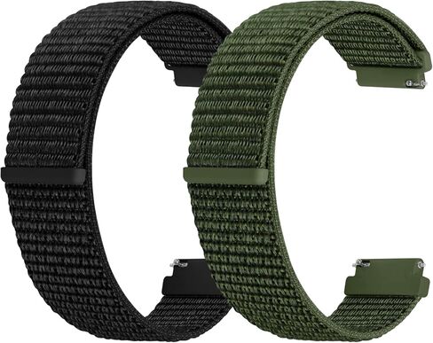 2 Pack Nylon Bands Compatible with Casio F-84/F-91W/F-94/A158/A168, Casio F-105/F-108, Solo Loop Soft Strap for Casio AE-1000 Series in Kuwait