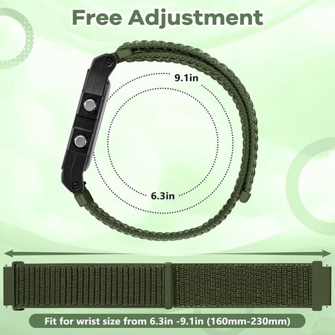 2 Pack Nylon Bands Compatible with Casio F-84/F-91W/F-94/A158/A168, Casio F-105/F-108, Solo Loop Soft Strap for Casio AE-1000 Series in Kuwait