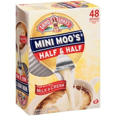 1-Land O Lakes Mini Moo's Half & Half 48-Single Serve Dairy Creamers in Saudi Arabia