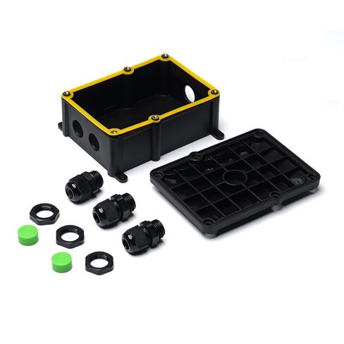 صندوق مقاوم للماء خارجي Shine Decor IP67، صندوق توصيل كهربائي 1IN/2Out، غلاف إلكتروني لوصلات الكابلات in Kuwait