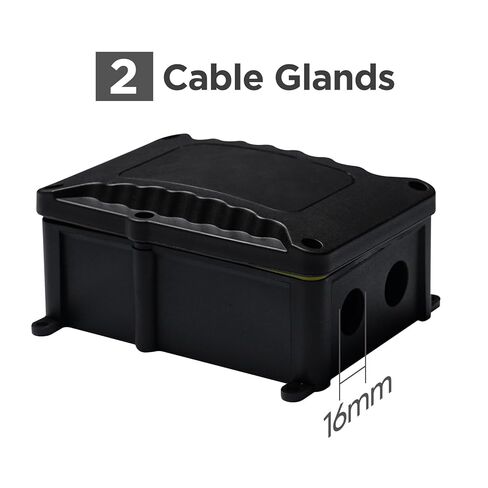 صندوق مقاوم للماء خارجي Shine Decor IP67، صندوق توصيل كهربائي 1IN/2Out، غلاف إلكتروني لوصلات الكابلات in Kuwait